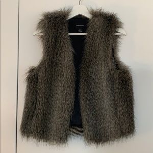 Club Monaco Faux Fur Vest